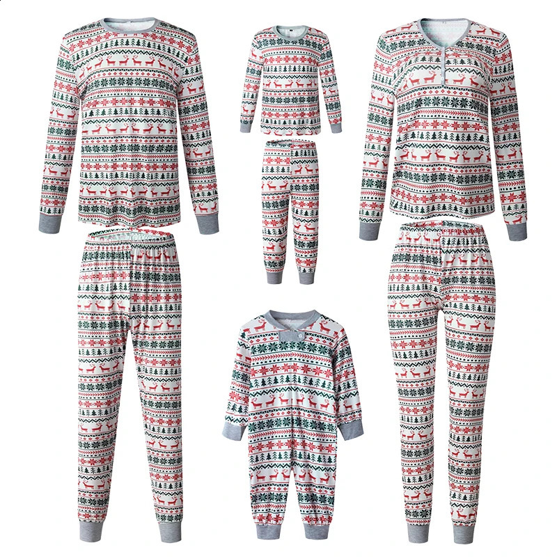2026 Christmas Family Pajamas Matching Dad Mom And Daughter Xmas Clothes Set Adult Kids Sleepwear For Father Mother Son Outfit 251027