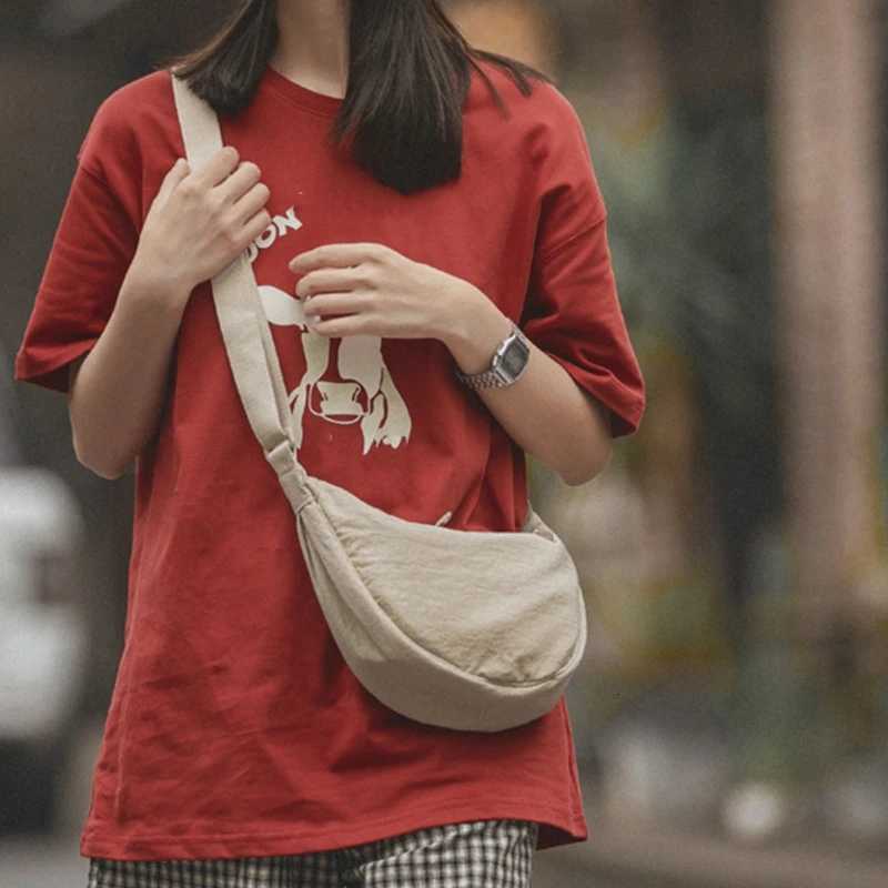 Casual Nylon Hobos Crossbody Bag for Women Men Shoulder Bags Large Capacity Tote Lady Travel Shopper Bag Female PursesW251028