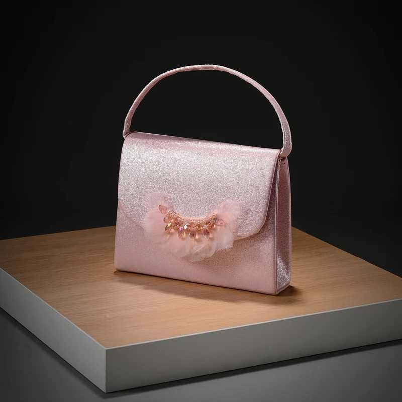 Elegant Lady Hand Flower Bag Crossborder Fashion Wedding Evening Bag for Women Gift for Birthday Party H251027