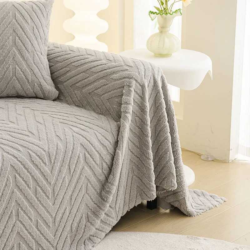 1PCShu Mianrong Autumn and Winter Thick Sofa Towel 2025 New Anti Cat Scratch Winter Sofa Towel Anti Slip Sofa Cushion C251028