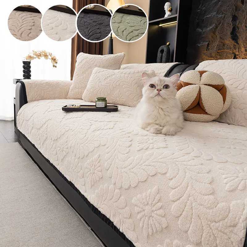 1PCAutumn and winter shu mianrong sofa cushion plush cushion simple winter plush living room sofa cushion C251028