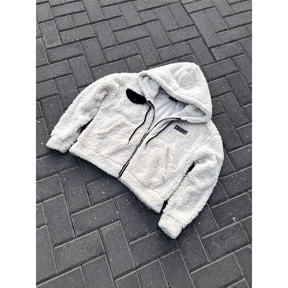 Y2K American Street Style Winter Unisex Loose Fleece Warm Set