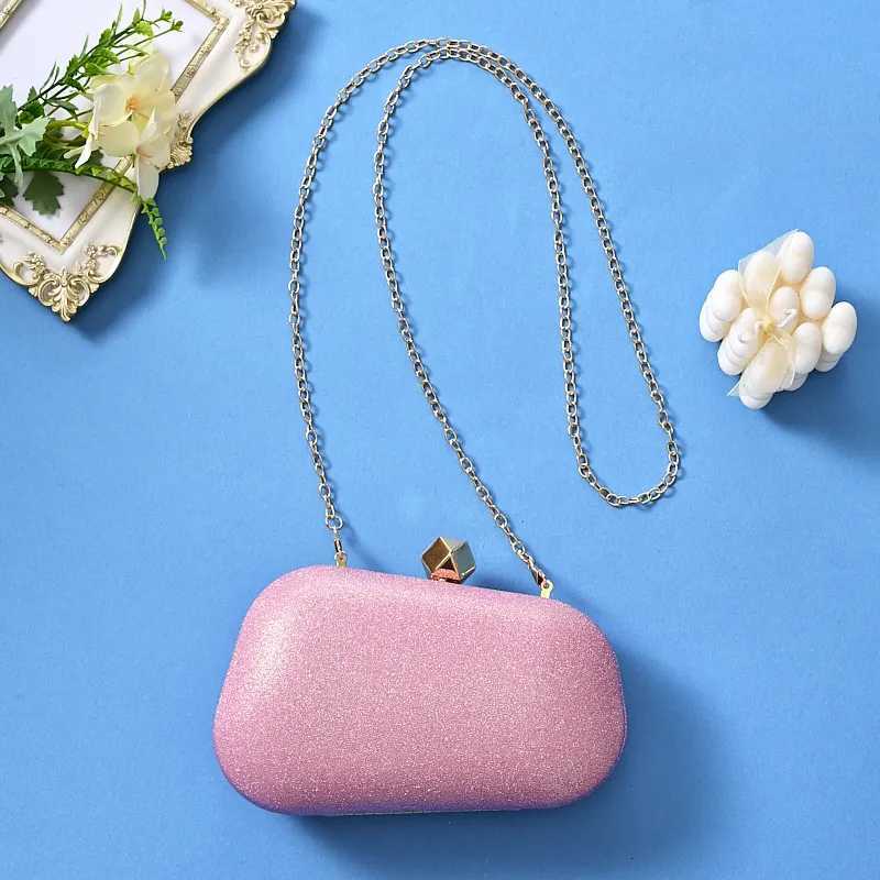 Elegant Glittering Lady Design Irregular Shaped Clutch Handbag for Women Fashion Evening Purses Wedding Party Bags H251027