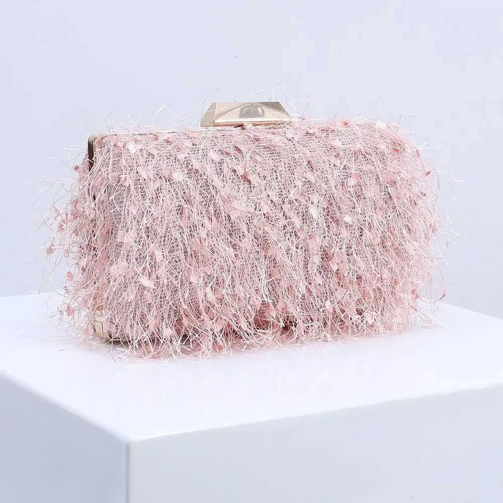 Korean style wedding clutch purse handbags with tassel new fashion crossbody shoulder sling bag women trendy designer purse H251027