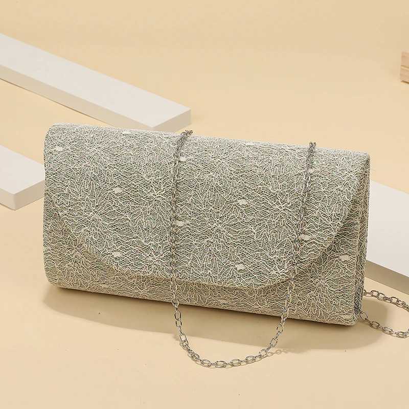 Elegant Crackle Dinner Bag with Metal Chain Handheld Shoulder Bag for Travel And Party Use Storage Bag for Evening Dresses H251027