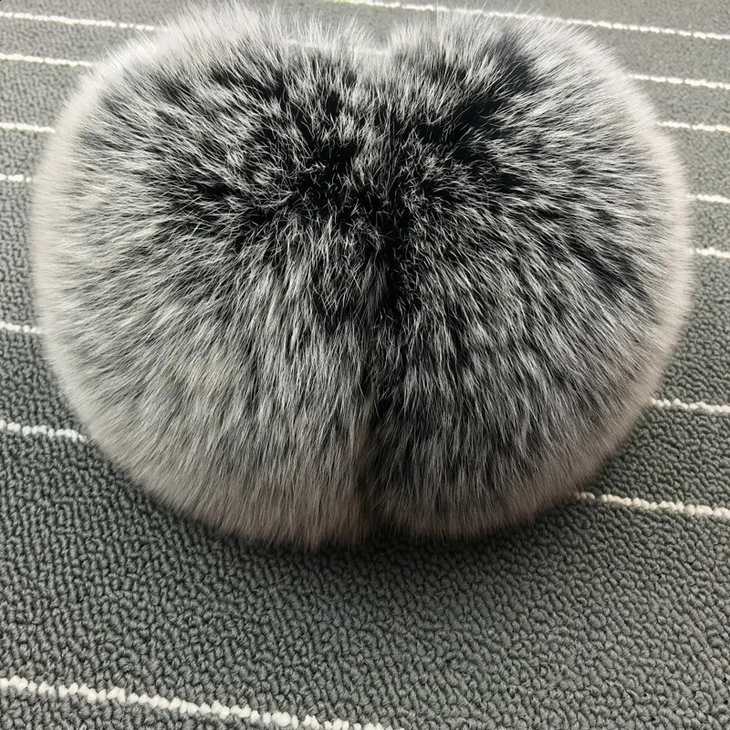 Winter Women Warm Real Fox Fur Earmuffs Girls Earlap Ultralarge Imitation Ladies Plush Ear Muff 251027