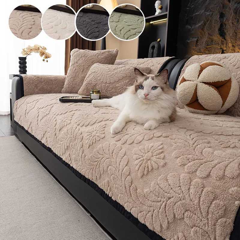 1PCAutumn and winter shu mianrong sofa cushion plush cushion simple winter plush living room sofa cushion C251028