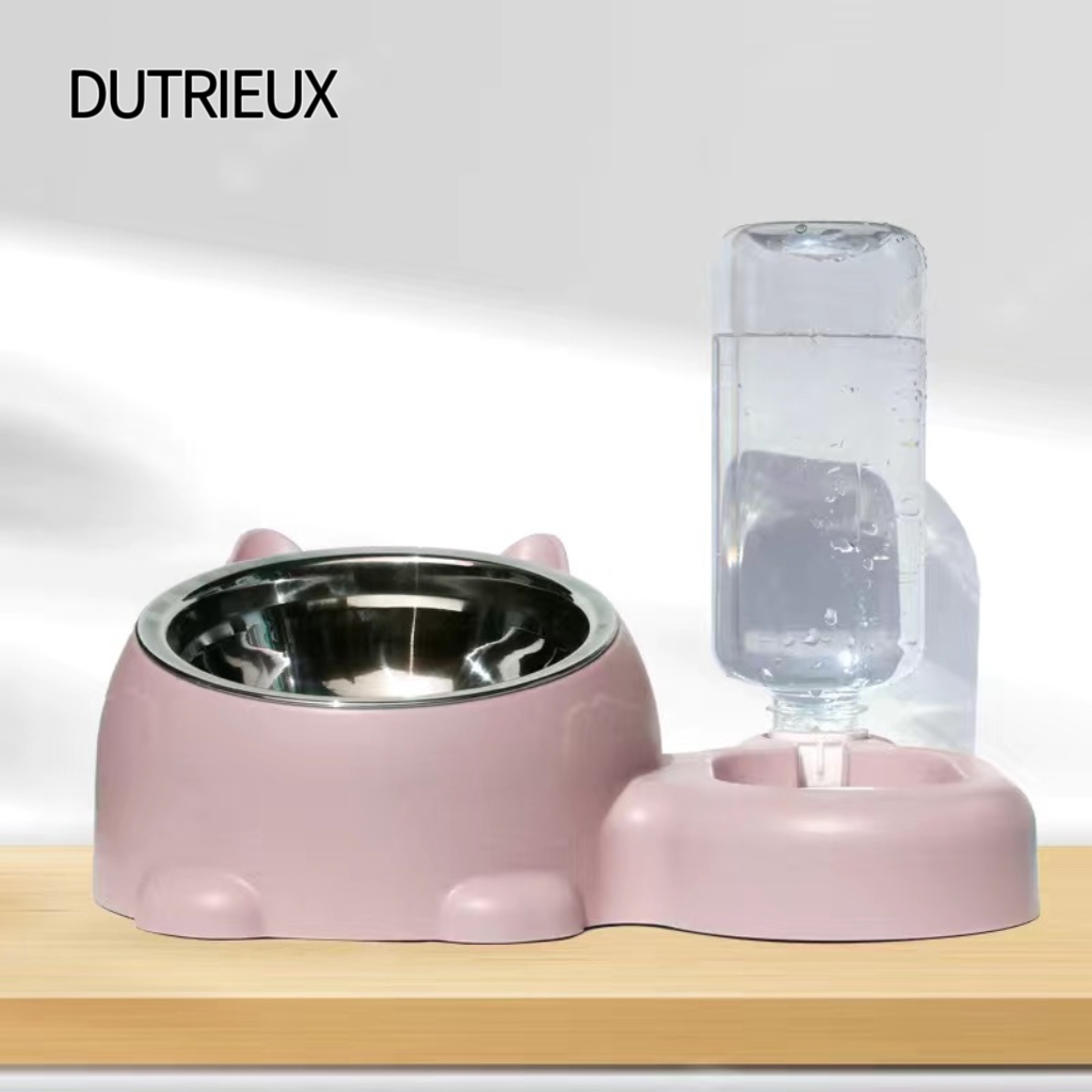 K3314 Automatic bowl for cats and dogs, two-in-one drinking and feeding function