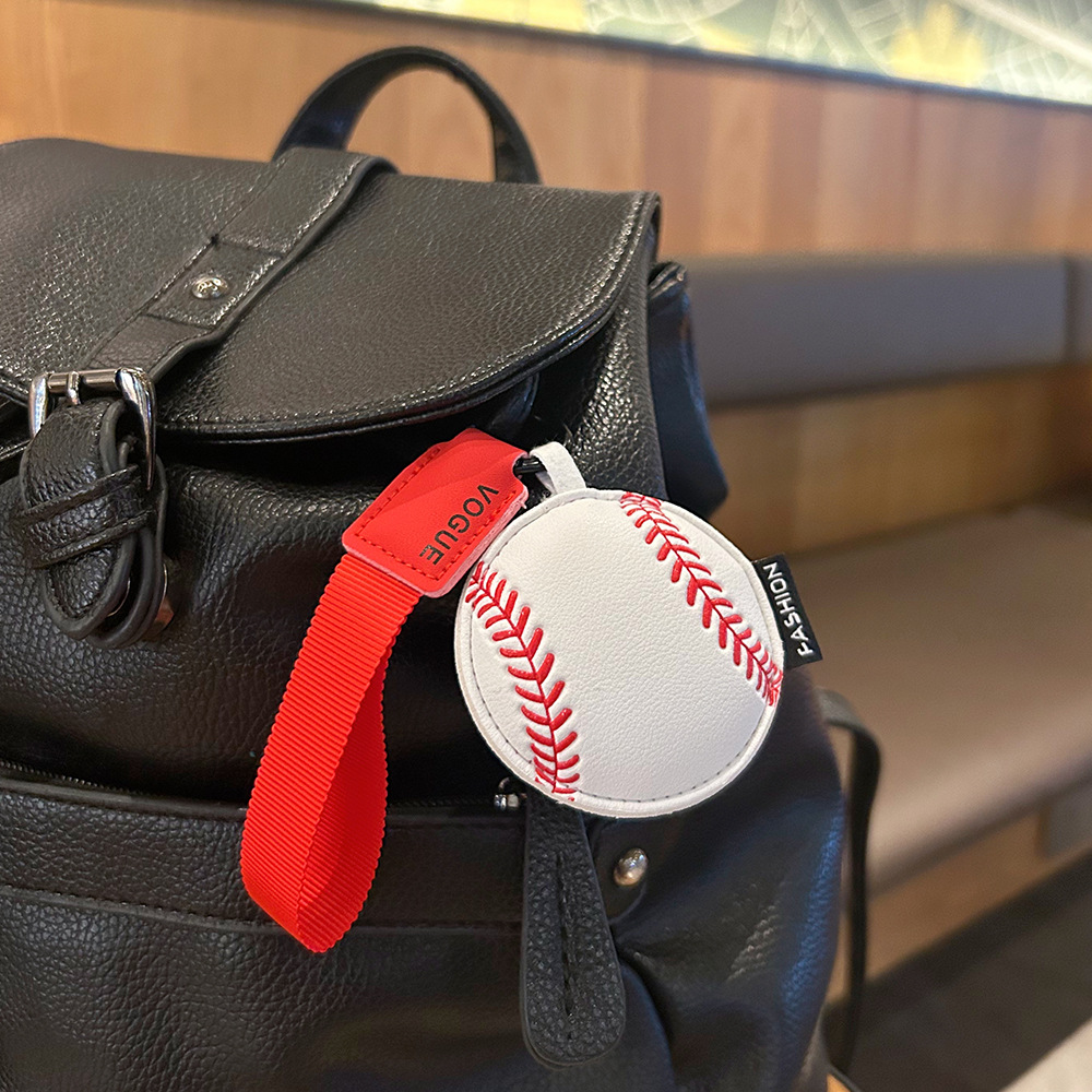 New Arrival Keychains Baseball Football Basketball Volleyball Leather Small Charms for European and American Women's Bags Wholesale 2026