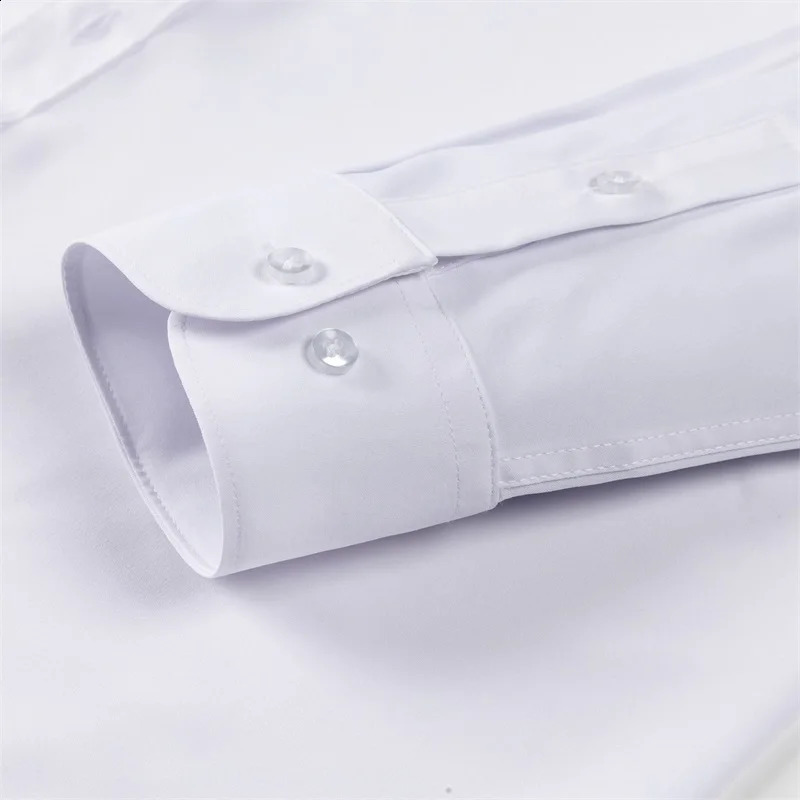 Men s Classic ButtonDown Shirt with Long Sleeves Solid Color Casual Business Top for Spring Streetwear and Beach Vacation 251020