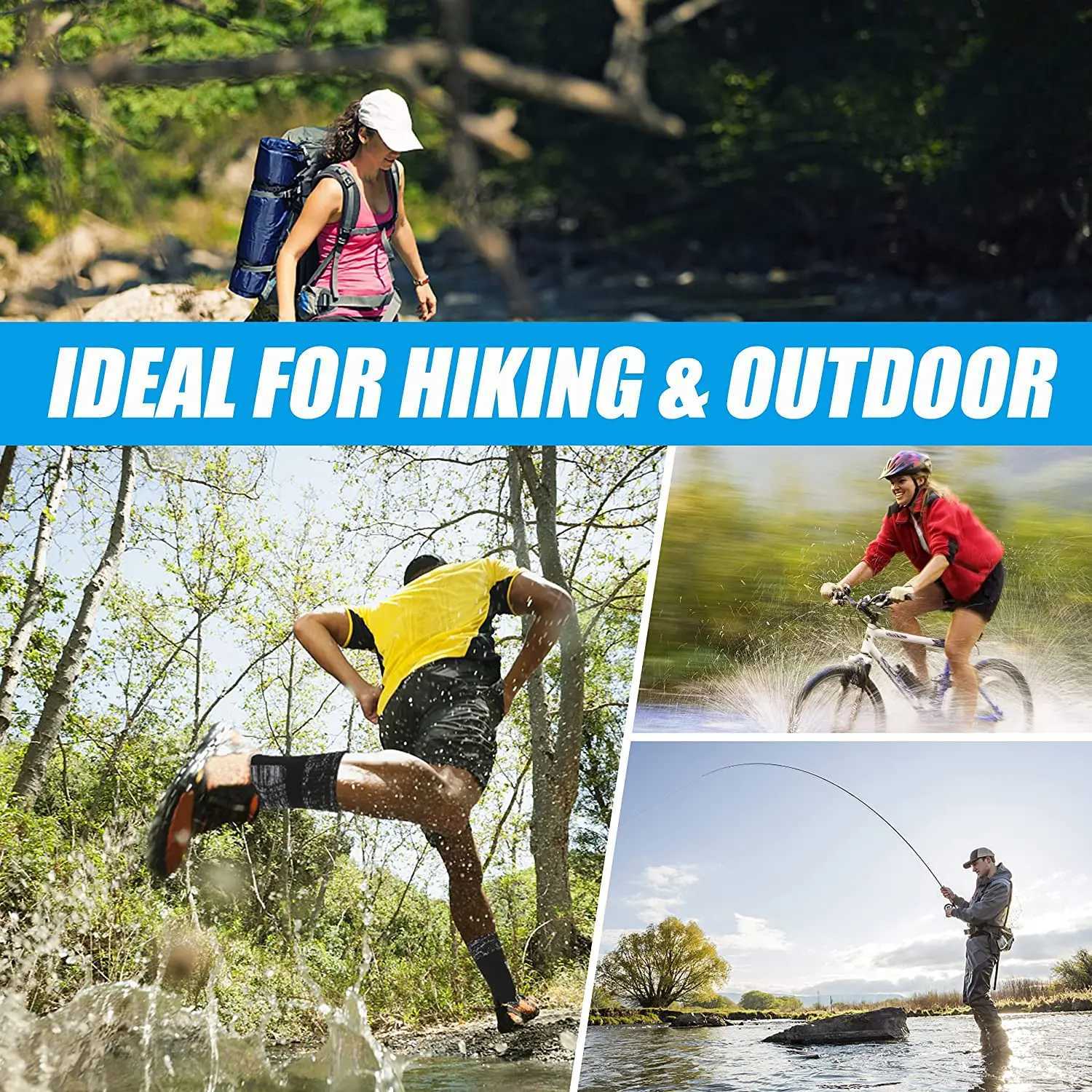 Randy Sun 100 Waterproof Breathable Socks Hiking Wading Trail Runing Skiing Cycling Crew Unisex Cushioned Outdoor Sports Socks J251028