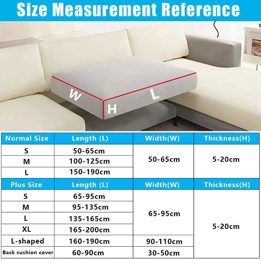 Jacquard Thick Sofa Cover Elastic Polar Fleece Couch Covers for Sofas Living Room Spandex Seat Covers Lshaped Solid Colors Home C251028