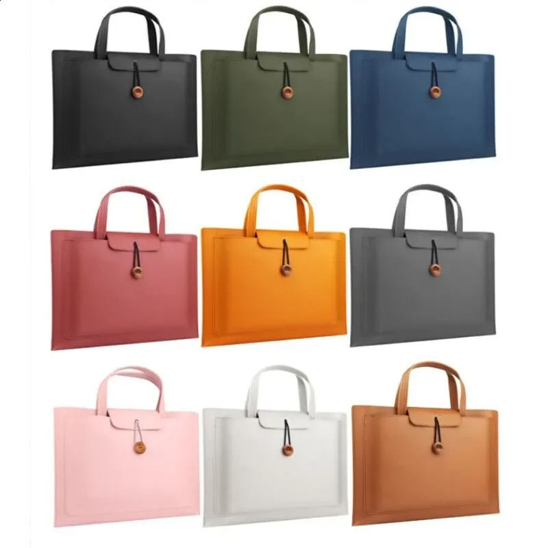 Waterproof Portable Laptop SlEEve PU Leather Envelope Clutch Briefcase for Women Men for Matebook 251028