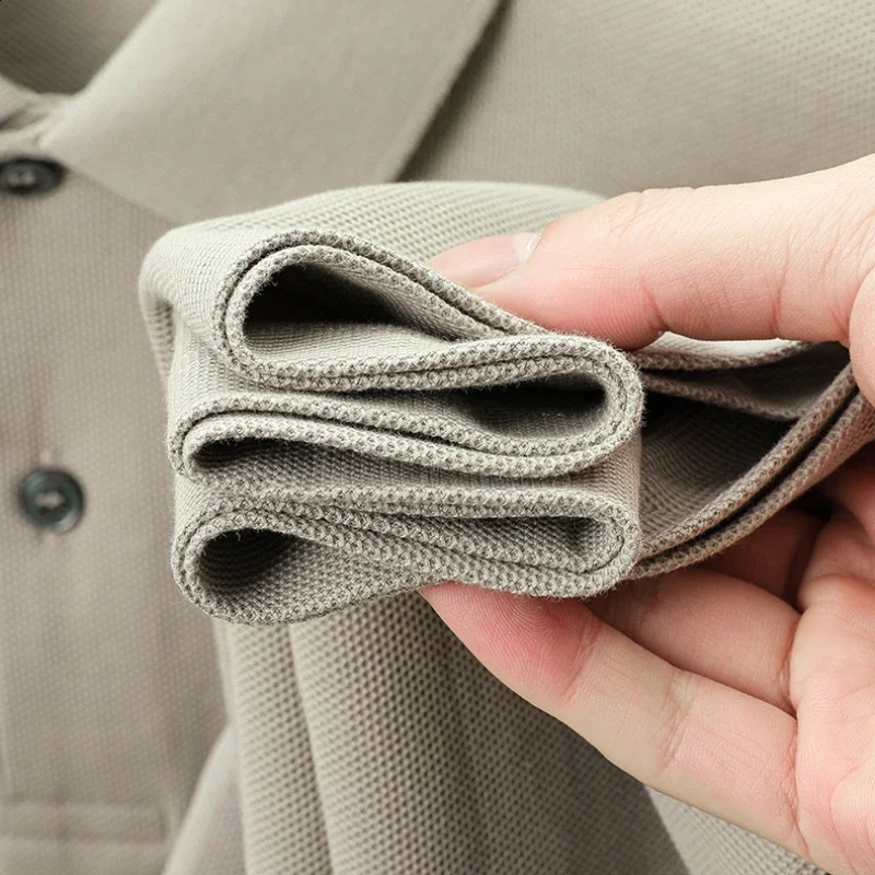 Mens 100 Cotton Polo Shirt Summer Casual Breathable Tee19 ColorsIdeal for Golf and SportsBusiness CasualSilkLike Finish 251020