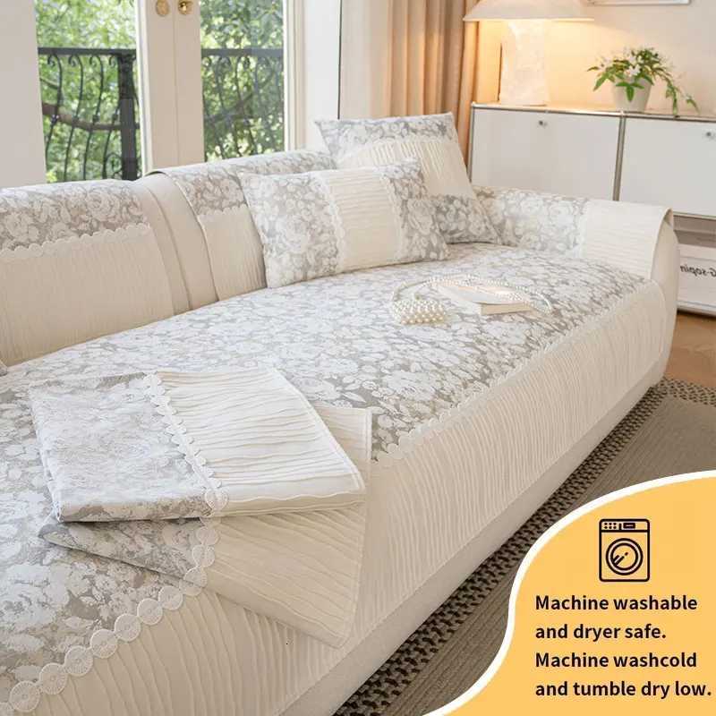 1PCRose sofa cushion splicing style all season universal French sofa cushion floral style anti slip living room sofa cushion C251028