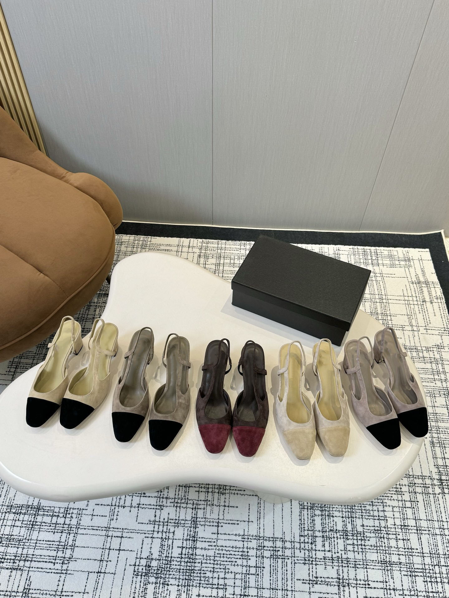 A10 Brand High Heels, Ballet Flats, Formal Women's High Heels, Black Flat Loafers, Luxury Women's Leather Loafers, Genuine Slingback Shoes, Sizes 35-42