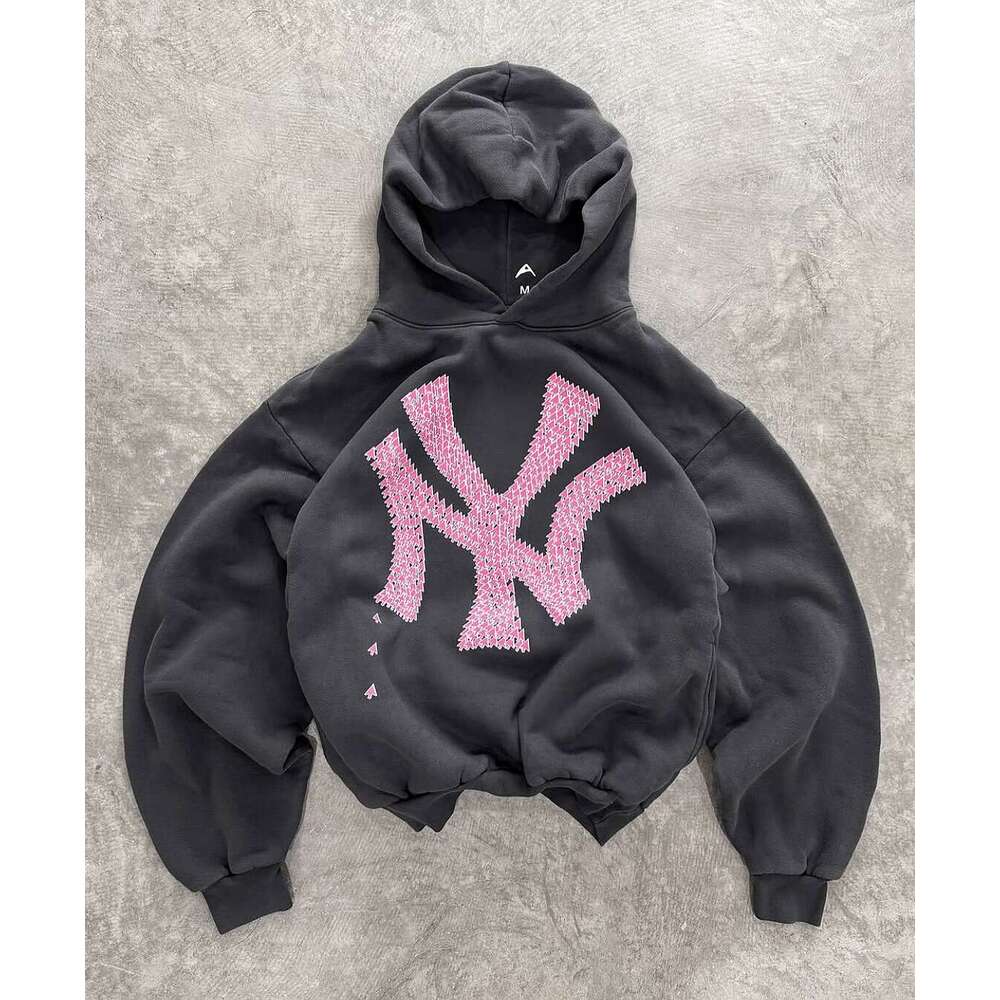 High Street Personality Creative Mouse Pointer Arrow Puzzle 3D Pattern Autumn Unisex Printed Sweatshirt