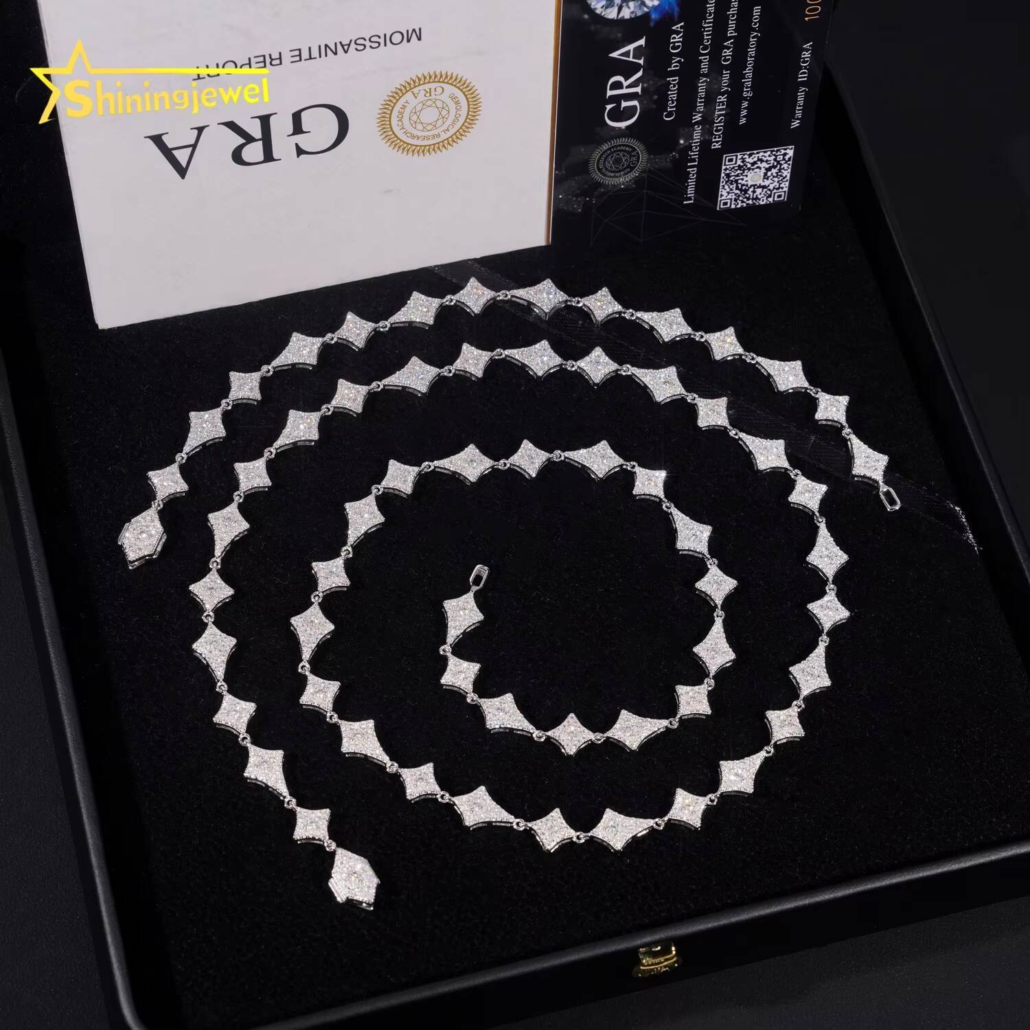 Pass Diamond Tester Women Jewelry Iced Out Solid 925 Silver VVS D Color Moissanite Fashion Bracelet Tennis Bracelets