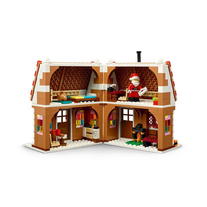 LEGO Toys Christmas Series Countdown Calendar Building Set - Festive Gingerbread House Gift