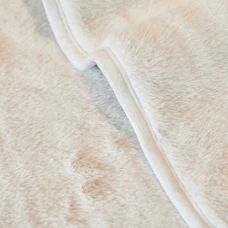 French Faux Mink Fur Sofa Cushion New Autumn and Winter Thick Warm Plush Sofa Cover Super Soft Solid AntiSlip Couch Slipcover C251028