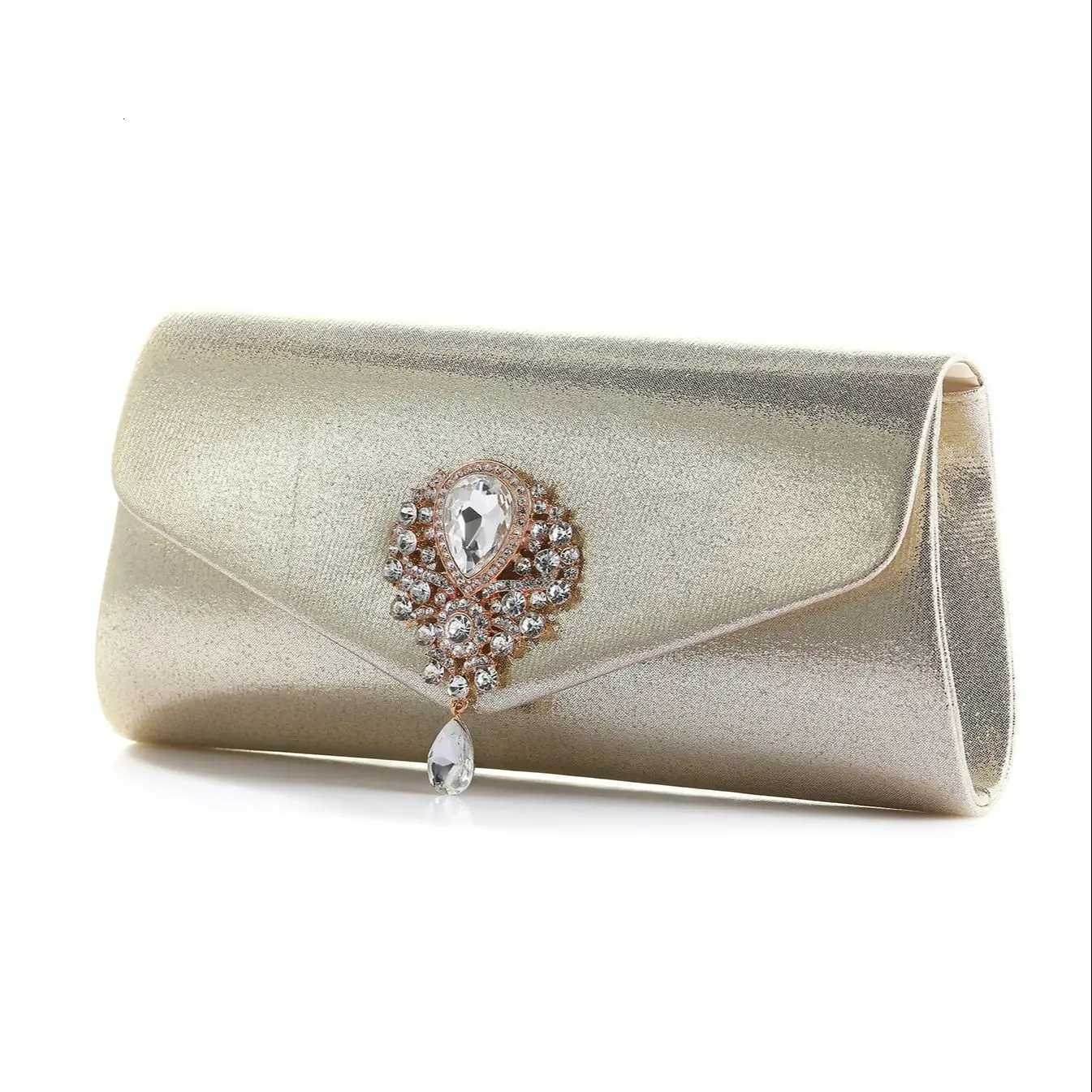 New Wedding Banquet Diamond Handbag Dress Tassels Evening Bag rhinestone Metallic shoulder bag Fashion clutch bag Wedding party H251027
