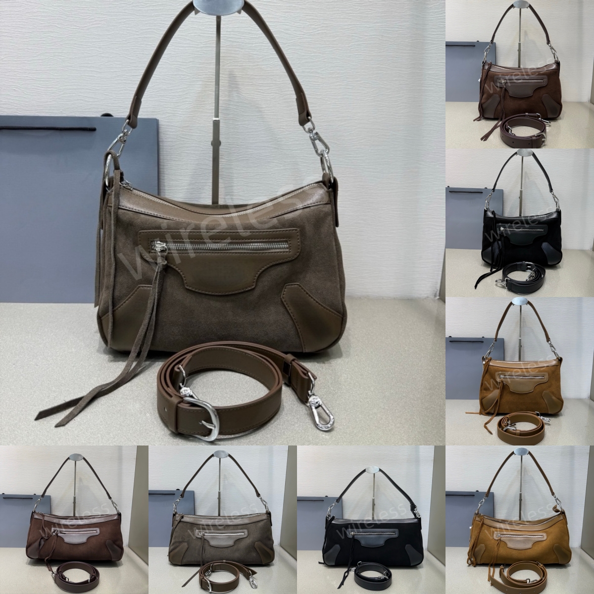 (Order by pic in opt, not by desc)Designer Bag Shoulder Bag Luxury Bag Fashion Crossbody Bag Boston bag Large Capacity Women's Handbag