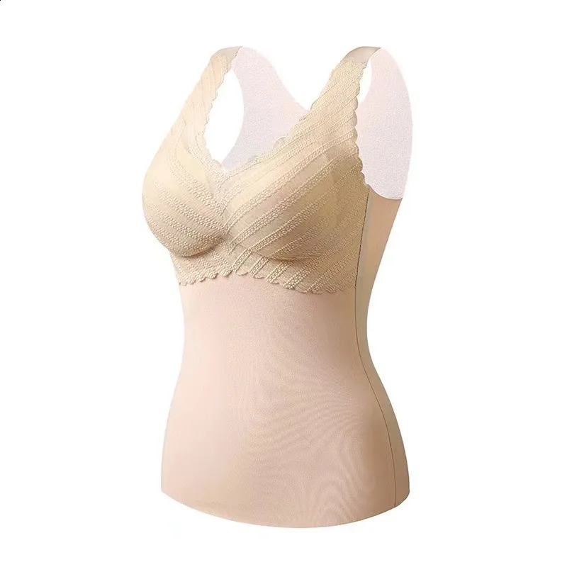 Autumn and Winter German Velvet Warm and Thickened Tank Top with No Traces and Slim Fit Underwear for Women 251027