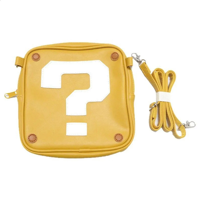 Question Mark Womens Crossbody Bag Cartoon Cute Phone Makeup Handbag PU Small Square Storage 251018