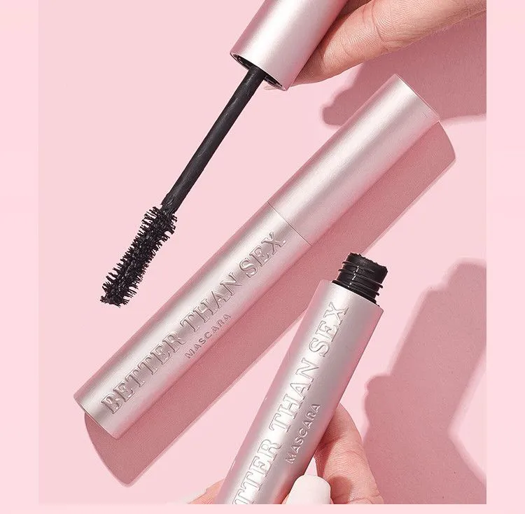 Sex Mascara Big Eyes Nourish Waterproof Sweat proof Bushy Long Volume Pink Aluminum Tube Roots Clearly Smooth Makeup fast free ship