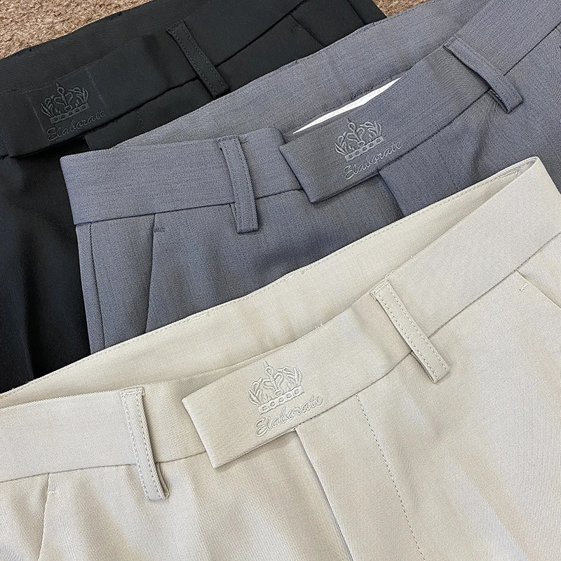 Autumn style suit trousers noiron casual pants business party and dance 251027