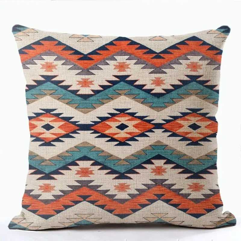 Pillow Case Geometric Home Decor Moroccan Ethnic Bohemian Cushion Cover Office Sofa Cover Outdoor Camping Hug Cover C251028
