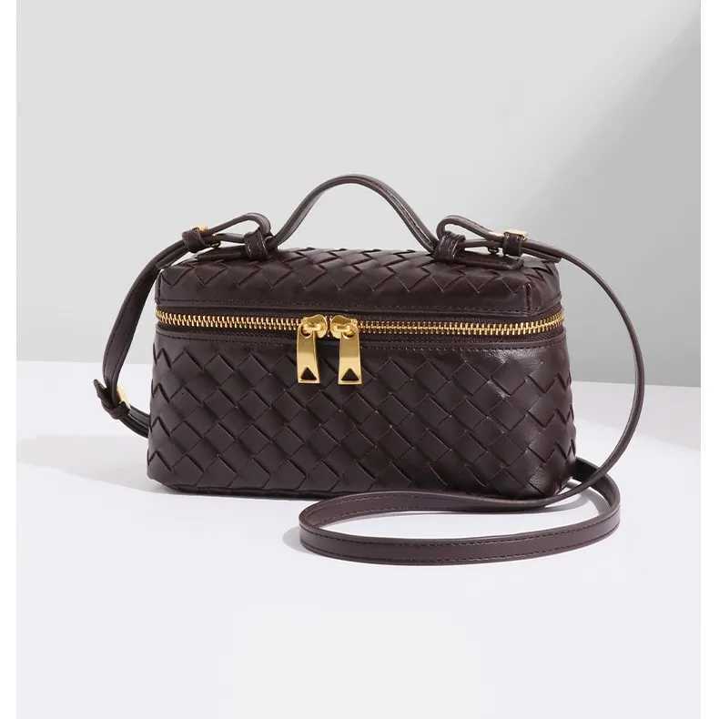 Explosive woven lunch box bag wens handbag versatile simple single shoder diagal cross bag H251028