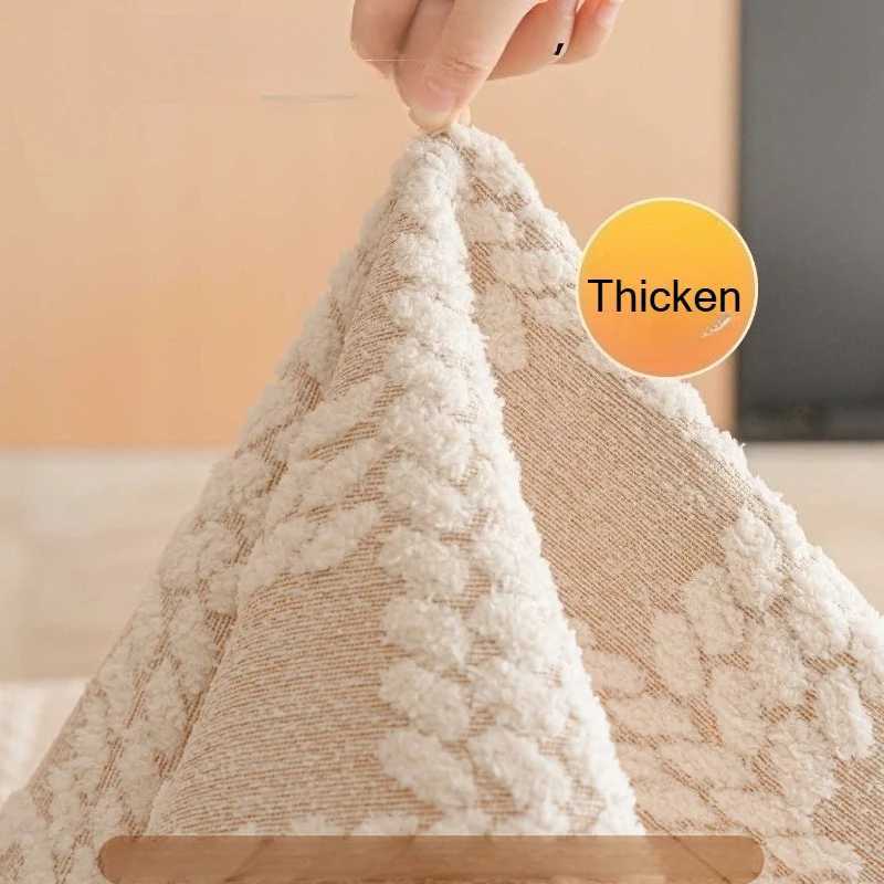 Irregular Plush Sofa Cover Winter Warm SofaSeat Pad French Style Nonslip Durable LCorner Couchtowel for Living Room Decor C251028