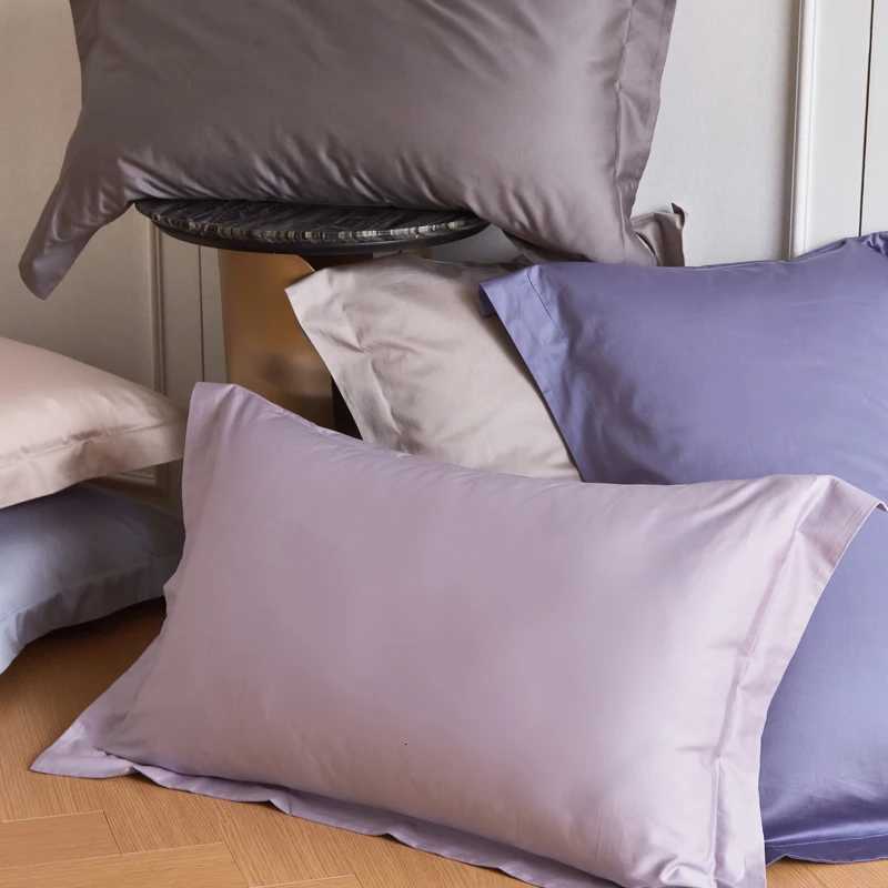 Pillow Case Organic 800 Thread Count Egyptian Cotton 2pcs Cases Customized Any Size Standard Queen King Size Covers case C251028