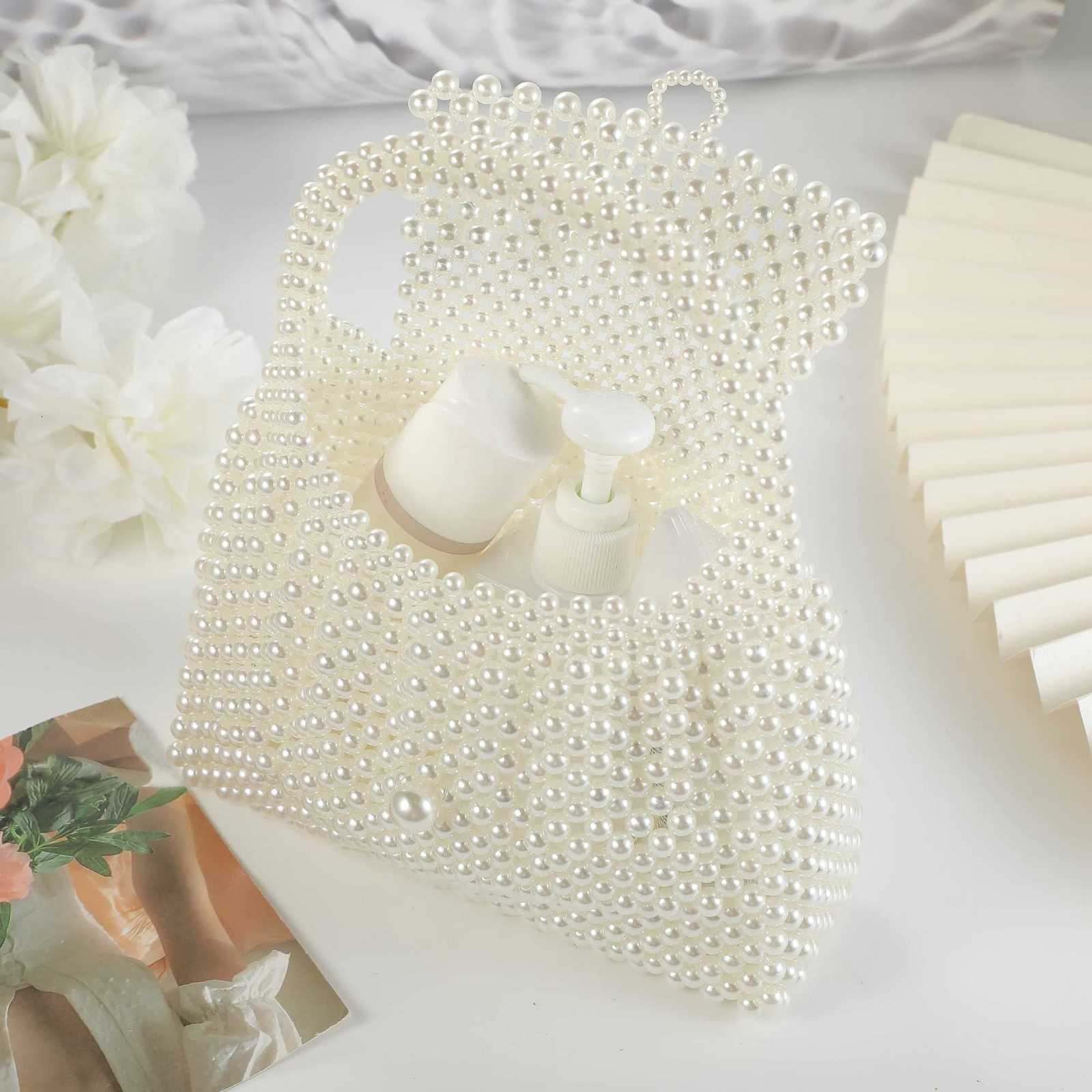 Beautifully woven shell pearl purse stylish purse handmade beaded purse lady travel handbag wedding party dinner bag H251027