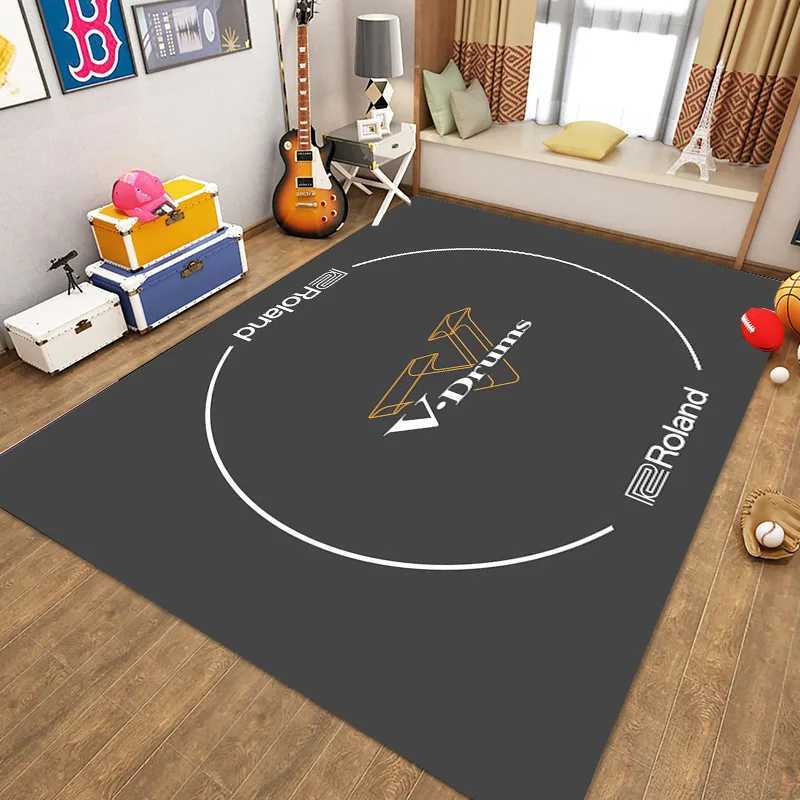 RRoland carpet Soundproof Drum Rugs Blanket Bass Drums Snare Electronic Jazz Musical Floor Mat Vintage Sound Absorbing StageW251028