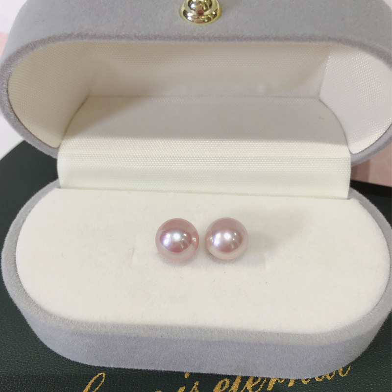 Earrings for women S925 silver needle fashionable simple freshwater pearl earrings high-end and light luxury birthday gift free shipping Designer earr