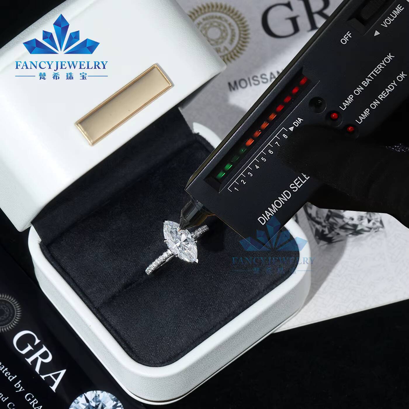 2ct 14k Labgrown Marquise Cut Real Cvd Solid Yellow Gold Wedding Lab Grown IGI Engagement Diamond Rings Jewelry 18k Gold