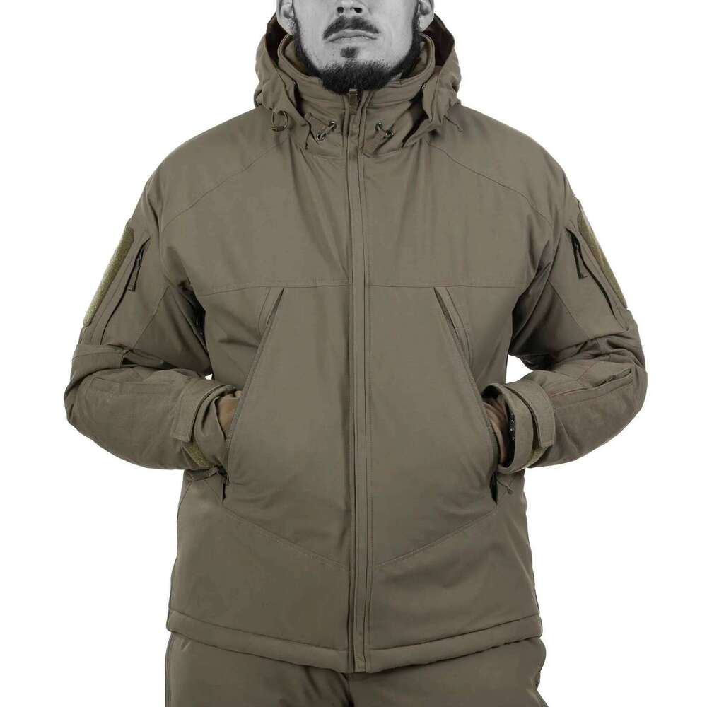 Men's Winter Tactical Cotton Jacket, Cycling Warm And Cold Resistant, Built-In Insulation