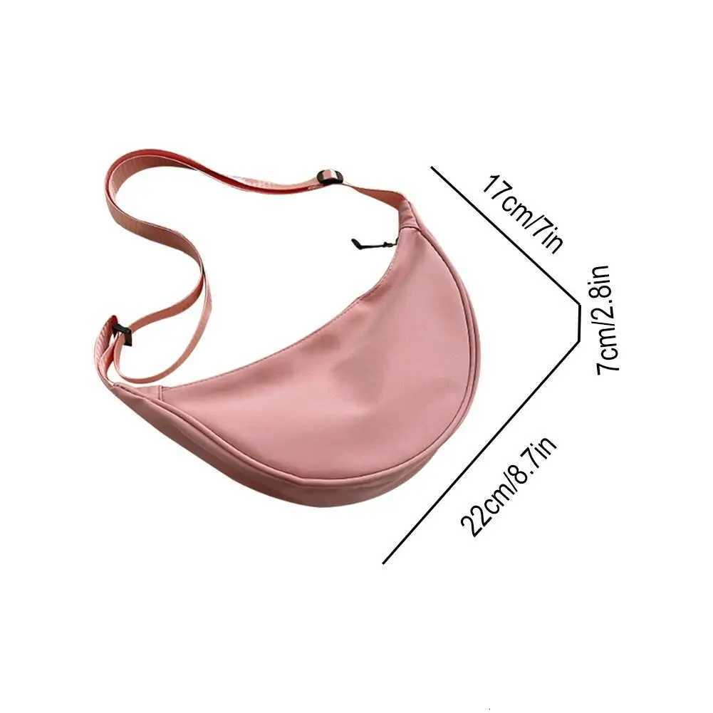 Nylon Hobos Chest Shoulder Dumpling Bag Large Capacity Travel Crossbody Half Moon Belt Messenger for Women Bags WholesaleW251028