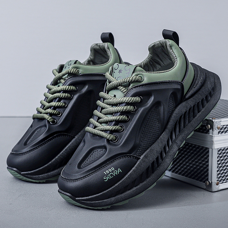 Fall casual shoes men's shoes Korean fashion dad shoes men's trendy shoes platform running sports shoes