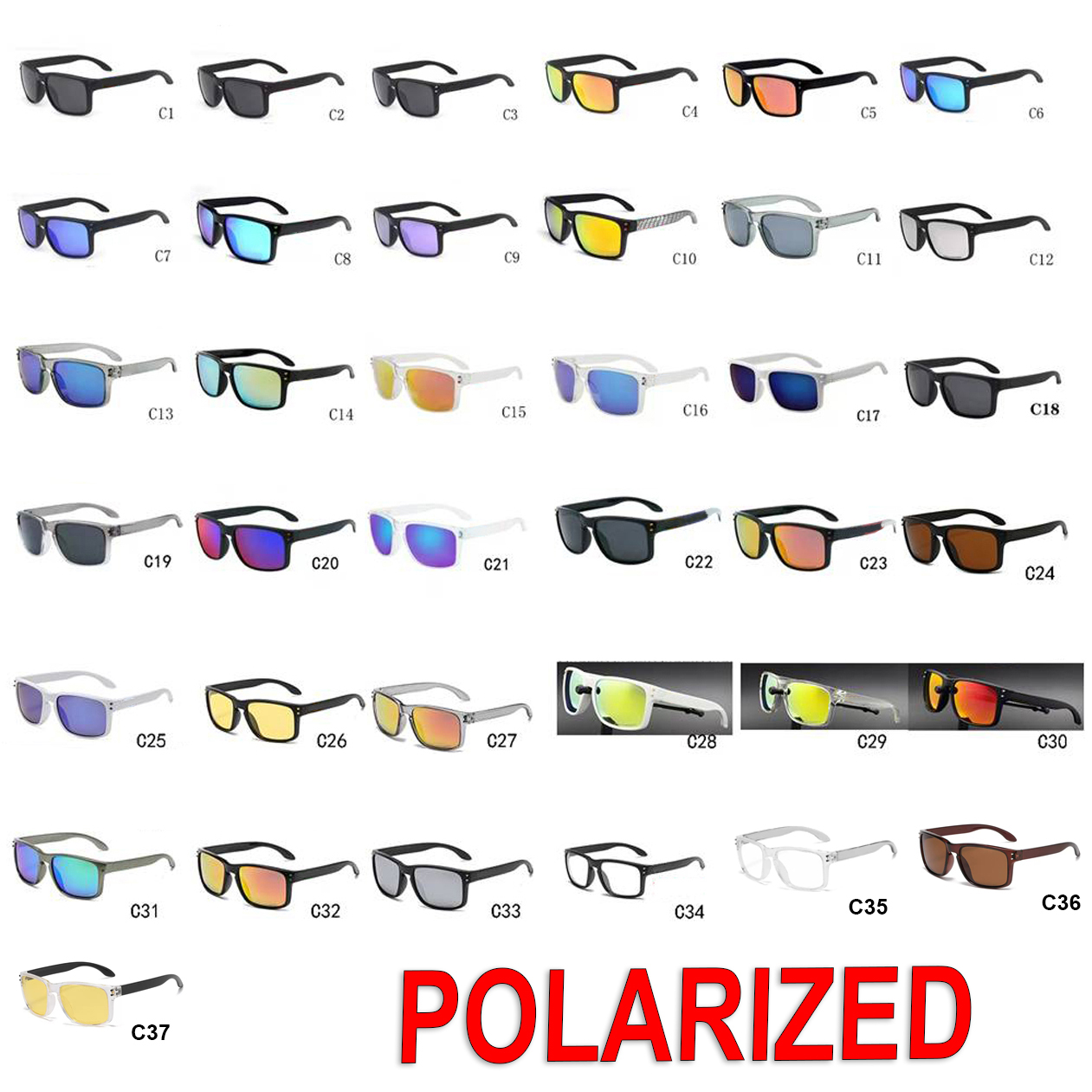 Unisex Polarized Sunglasses Designer Goggle Mens Cycling Designer Sunglasses Women Square Sunglass Dazzle Color Outdoor Fishing Driving Surfing Glasses