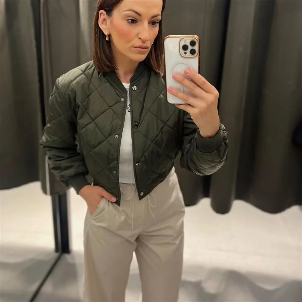 UNIZERA High quality autumn and winter womens clothing French 4color short cotton suit pilot jacket 251020