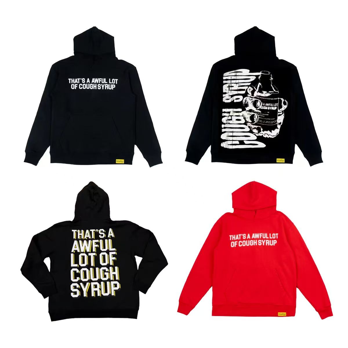 thats a awful lot of caugh syrup American fashion brand men's hoodie designer printed letter hoodie fashionable casual hoodie