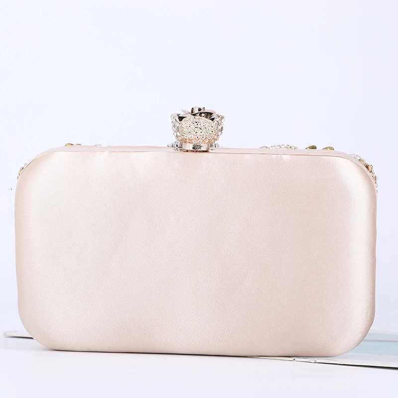 Fashion Square Box Clutch Bag Sequins Decoration Women Evening Bags Beaded Clutches Money Purse Banquet Bag Wedding Clutch H251027