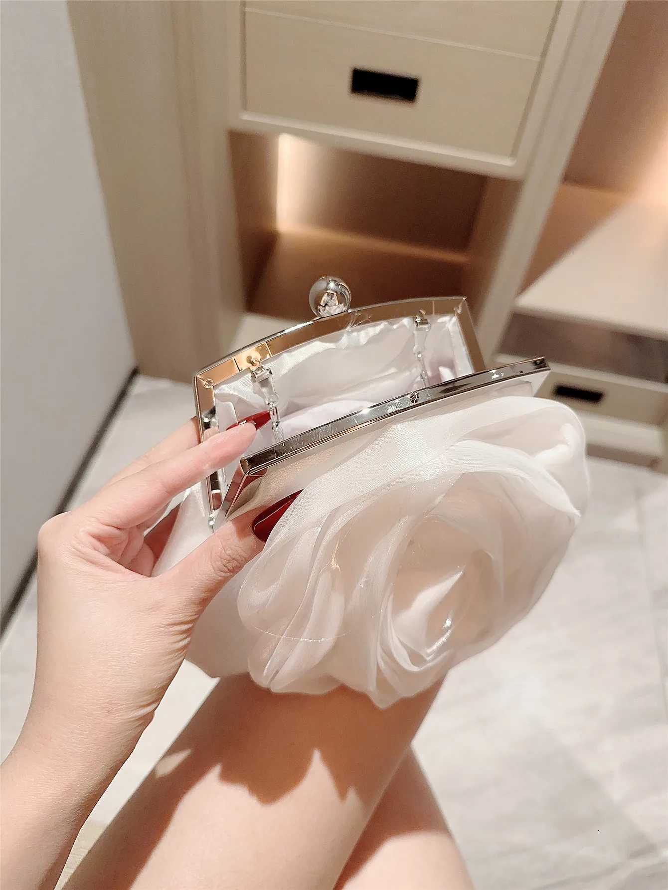 Romantic Dinner Handbag Wedding Bag Banquet Handbag Flower Fairy Bag Classy Dress Bag Chain Bag H251027