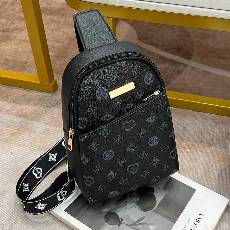 Womens Crossbody New Style Chest Bag 2025 ladeies Bag Womens Crossbody Printed Bag Mens Chest BagW251028