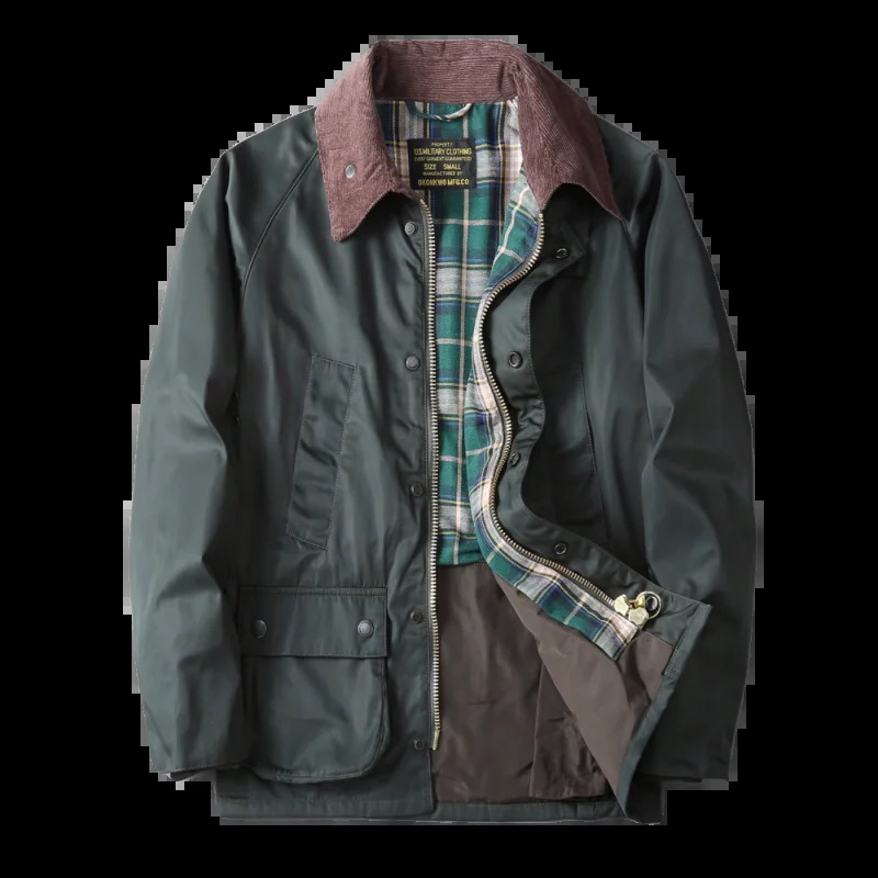 3607 Autumn Winter American Retro Cargo Jacket Mens Fashion Multipockets Casual Heavyweight Windproof and Waterproof Coat 251027