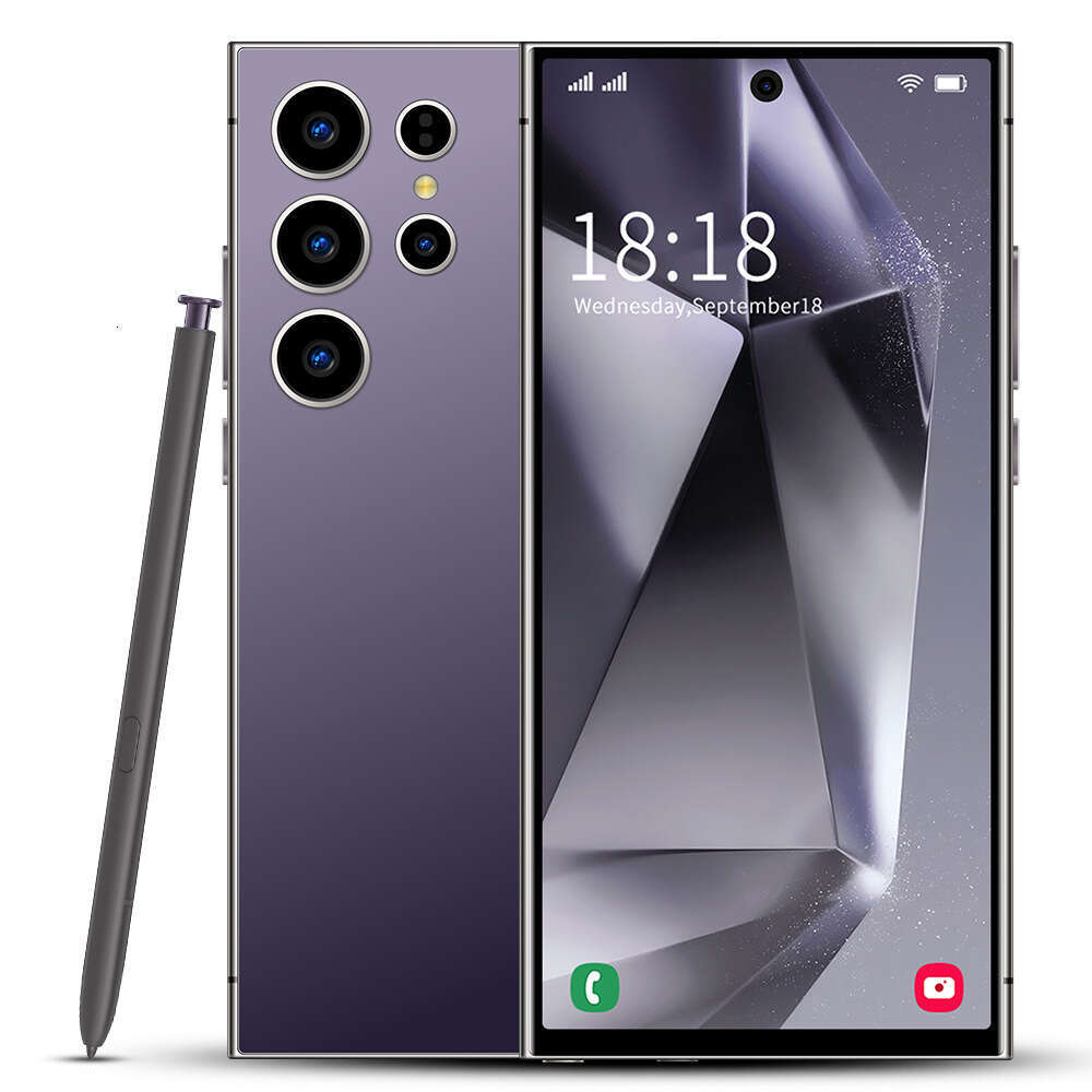 NEW 2026 HOT phone S24 ultra 7.3 inch HD 4K Android 14 16GB+1TB 8000mAh Battery 4G 5G Dual Sim Card WiFi GPS Google s25 s24 s26