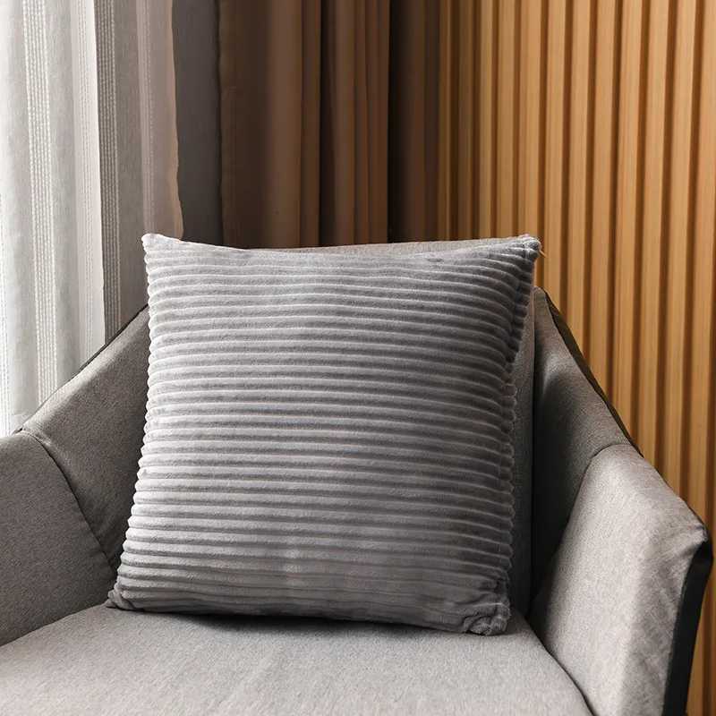 Pillow Case 1pc Boho Faux Fur Plush Throw Covers Cream White Luxury SoftFluffy Decorative Cushion Cover case for Sofa Couch C251028